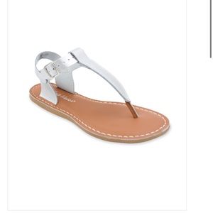 Sun San white girls sandals